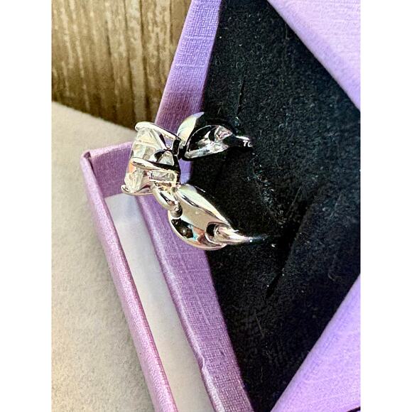 NEW Heart Shaped 2ct Moissanite in 925 Sterling Silver Sz. 6 - Picture 9 of 10